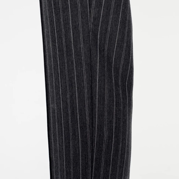 NWT Simkhai Grey Pinstripe Pants - Picture 5 of 7